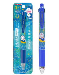 日本製 多啦A夢筆 Doraemon Zebra Sarasa 4色+ 1 船芯筆 原子筆 平行進口