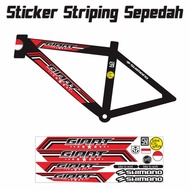 Bike STRIPING STICKER GIANT VARIATION SIMPLE MOTIF