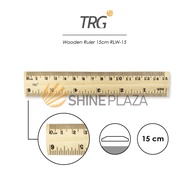 TRG Wooden Ruler 15 cm RLW-15 - 15cm TRG Wooden Ruler