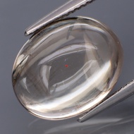 10.80 Carats NATURAL Rutilated White QUARTZ Oval Cab 15x12x8.2mm Loose