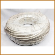❈ ╮ ↂ ELECTRICAL FLATCORD EXTENSION DUPLEX WIRE, #14-AWG 2.0mmx2 PURE COPPER, WHITE