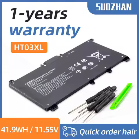 SUOZHAN HT03XL Battery For Pavilion HP 14-CE0025TU 14-CE0034TX 15-CS0037T 250 255 G7 HSTNN-LB8L L114