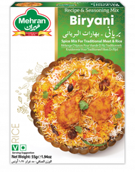 Mehran - BIRYANI MIX "傳統肉類和米飯的香料混合物" - 55g