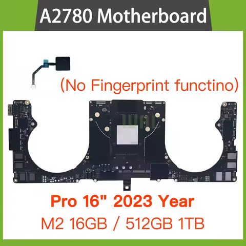 Original A2780 Logic Board For MacBook Pro 16" A2780 Motherboard M2 Pro No fingerprint recognition 1