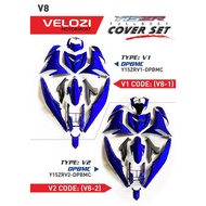 VELOZI YAMAHA Y15ZR V1 V2 Y15 Y-SUKU COLOUR ( KOSONG ) FULL BODY COVERSET COVER SET