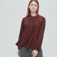 preloved uniqlo pintuck blouse uniqlo rayon pintuck 👚