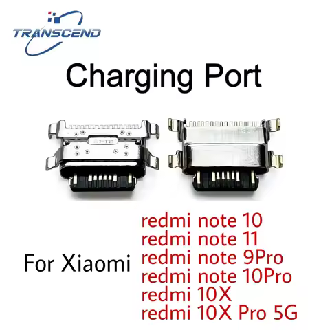 10-100PCS USB Connector Charging Port Dock Plug Socket For Xiaomi redmi 10X/10X PRO 5G redmi note 10
