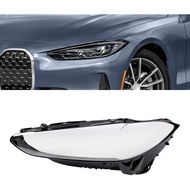 Headlamp Lens Cover Replacement Compatible with 2021-2024 BMW 4-Series m4 i4 Headlight Lens Cover, L