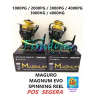 FISHDOM MAGURO MAGNUM EVO SPINNING LIGHT JIG REEL 1000PG 2000PG 3000PG 4000PG 3000HG 4000HG