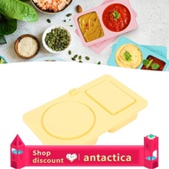 antactica Sorandy 3 Pack Silicone Reusable Snack Containers with Lid  Double Compartment Snackle Org
