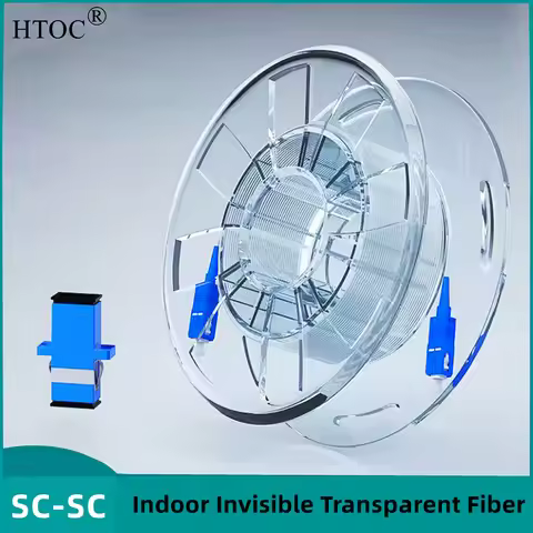 HTOC Gigabit Indoor Invisible Transparent Optical Fiber Hidden Indoor Single-core Optical Cat Optica