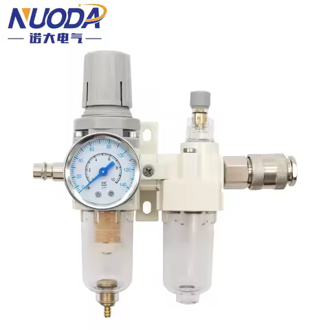 Compressor Air Filter Pressure Regulator Trap Pneumatic Oil Water Separator Pump Manual Drainage Sup