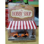 Greenlight Hobby Shop 2011 Nissan GTR with race car driver