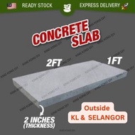 [1 PC]1' X 2'/ 2' X 2'Concrete Slab [Outside KL&Selangor] Decoration Garden Flooring Papan Konkrit 1