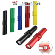 CHAMPIONO 4mm to 4mm Banana Plug DIY Extension Banana Plug Connector Electrical Female Adapter Femal