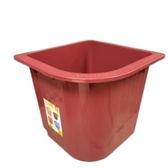 bak plastik / bak sudut plastik / bak mandi plastik - maroon kecil