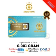 Ng4 Logam Mulia 24karat 0.001 gram / Emas Mini / Micro gram / Logam