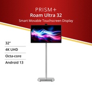 PRISM+ Roam Ultra 32 Lifestyle Smart Display| 32" Touchscreen 4K UHD | Ergonomic Movable Stand [Arri