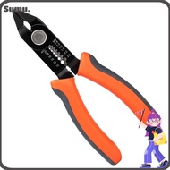 SUMU Wire Stripper, Orange High Carbon Steel Crimping Tool, Durable Cable Tools Electricians