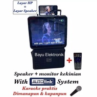 Speaker Bluetooth Karaoke Layar TV Fleco K61