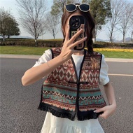 SMILOUTFIT - Izora Vintage Vest | Vintage Bohemian Tribal Vest