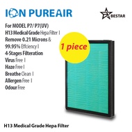 Hepa Filter ION PUREAIR for P1/ P3/ GEN2 P4/P5/P6/P7 Gen 3 P7(UV)/P8(UV)/P10 (UV)(1 Piece)