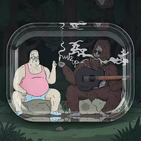 5.5*7inch Smoking Brothers Smoking Tray for Herb & Cigarette Rolling