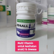 RR4ALL Multivitamin Dewasa Budak Homeopathy Sihat Bertenaga Energy Kids Adult Murah halal Selamat