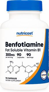 Nutricost Benfotiamine  維他命B1  300毫克 90粒