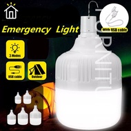 ⚡FT⚡Outdoor Bulb USB Rechargeable LED Emergency Lights Portable Tent Lamp Battery Lantern BBQ Camping light for Patio/Porch/Garden