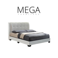 Nielson Faux Leather Bed Frame - Single, Super Single, Queen, King