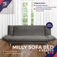 ◄dgsl689n7xMILLY SOFA BED (4 SEATER) Living room 2 in 1 Foldable Sofa Bed