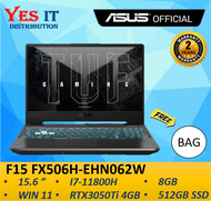 ASUS TUF Gaming F15 FX506H-EHN062W FHD 15.6" Gaming Laptop (i7-11800H RTX3050Ti 4GB 8GB  512GB SSD  