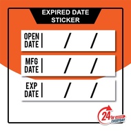 Sticker Label Expired Date,Tarikh Luput, MFG Date, Use Before,Tarikh Buka, QC Date, Warranty Date, B