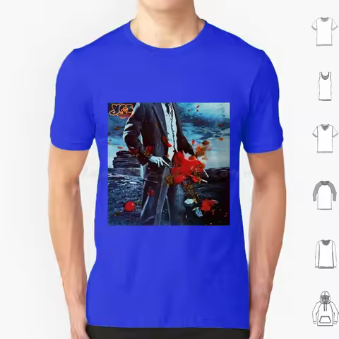 Yes-Tormato Print T Shirt Big Size 100% Cotton Yes Chris Squire Prog Progressive Rick Wakeman 70S 80