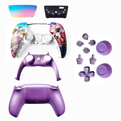 Replacement Case For PS5 Controller Replacement Shell DualSense Replacement Parts DualSense DIY Acce