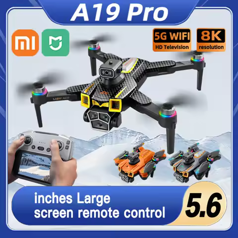 Xiaomi mijia A19 PRO Drone 4K Triple Camera Aerial Professional 8K HD Camera Remote control with scr