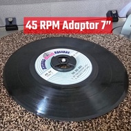 45 RPM Adapter for 7" record 45 RMP Adaptor 7"