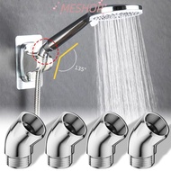 MESHOPMY Showerhead Angle Adjuster, Universal Port Handheld Shower Angle Controller, 1/2-inch Elbow 
