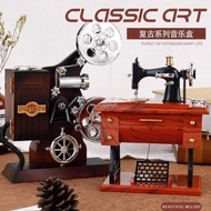 Nostalgic Music Box Home Decoration Music Box Cafe Atmosphere Wine Cabinet Decoration Creative