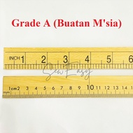 Pembaris Kayu 1meter Pembaris Jahitan 100cm