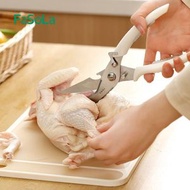 FaSoLa - A13- 雞骨剪 剪刀 廚房料理剪刀 多功能食物剪子 不鏽鋼膠剪