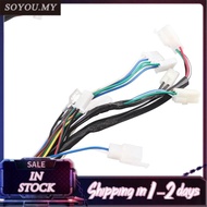 Soyoung Engine Wire Loom Kit Wearproof CDI Solenoid Plug Wiring Harness Assembly Dependable for GY6 125cc-250cc Quad Bike ATV