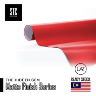 [1M*25CM] Matte Red Phone Car Wrap Car Sticker Sheet