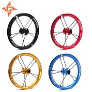 GIPSY G-FIVE SPLASH 12 inch Pushbike Wheelset Balance Kids Bike Stirder Pro Wheel 95mm Bicycle Wheel