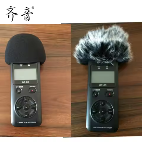 Blue Mantis Dead Cat Outdoor Portable Digital RecorderFur Microphone Mic Windscreen Wind Muff Pop Fi