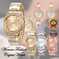 Kaki Jimat Watch Alloy Steel Band Watch Quartz Ladies Watch Diamond / Bracelet Design Watch Chronograph Fashion Women Watch