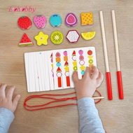 Lohobby Fine Motor Skills Toy Beads Stacking Educational Learning Kids Toy Portable for Basic and Li