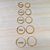 Gypsy Gypsy Round Fashion Earrings 24k Color E05139