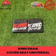 KING DRAG UNIVERSAL MOTOR COVER SEAT WORD